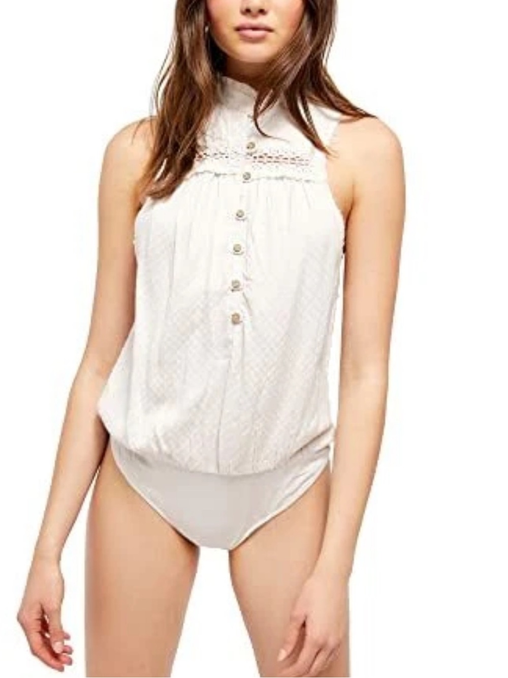 Intimately by Free People Low Tide Bodysuit | Boho-Chic Sleeveless Top